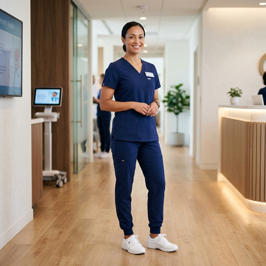 Women's Premium Medical Scrubs Set